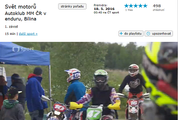 endurosprint bilina 2016